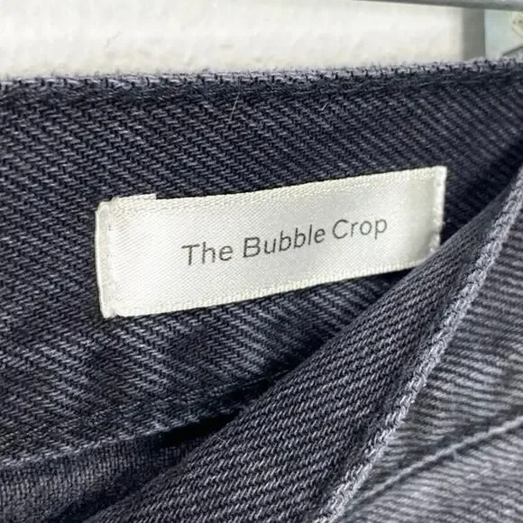 Frame Denim The Bubble Crop Jeans In Limitless Raw Fray 27 NWT - Picture 7 of 11